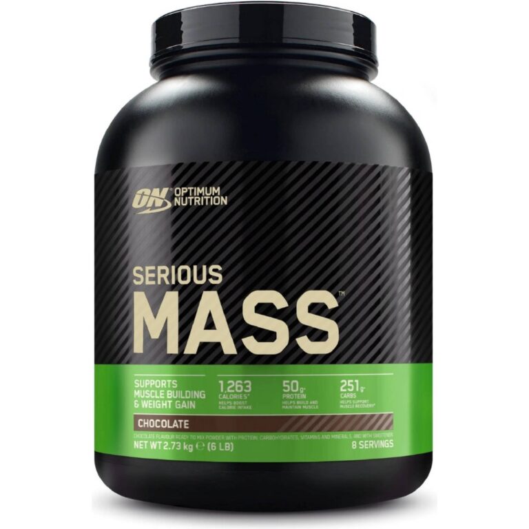 Test Optimum Nutrition Serious Mass 2720 g Recenzia Optimum Nutrition Serious Mass 2720 g