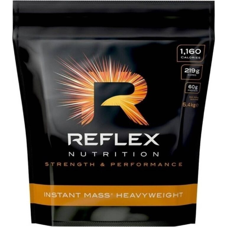 Test Reflex Nutrition Instant Mass Heavy 5400 g Recenzia Reflex Nutrition Instant Mass Heavy 5400 g