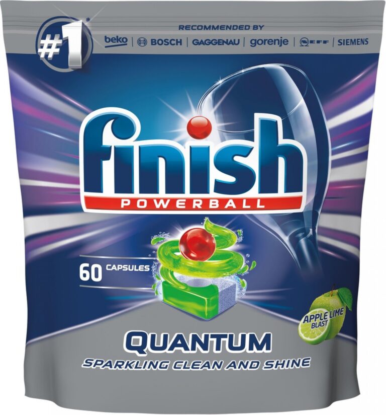 Test Finish Quantum tablety do umývačky riadu Apple Lime Blast 60 ks Recenzia Finish Quantum tablety do umývačky riadu Apple Lime Blast 60 ks