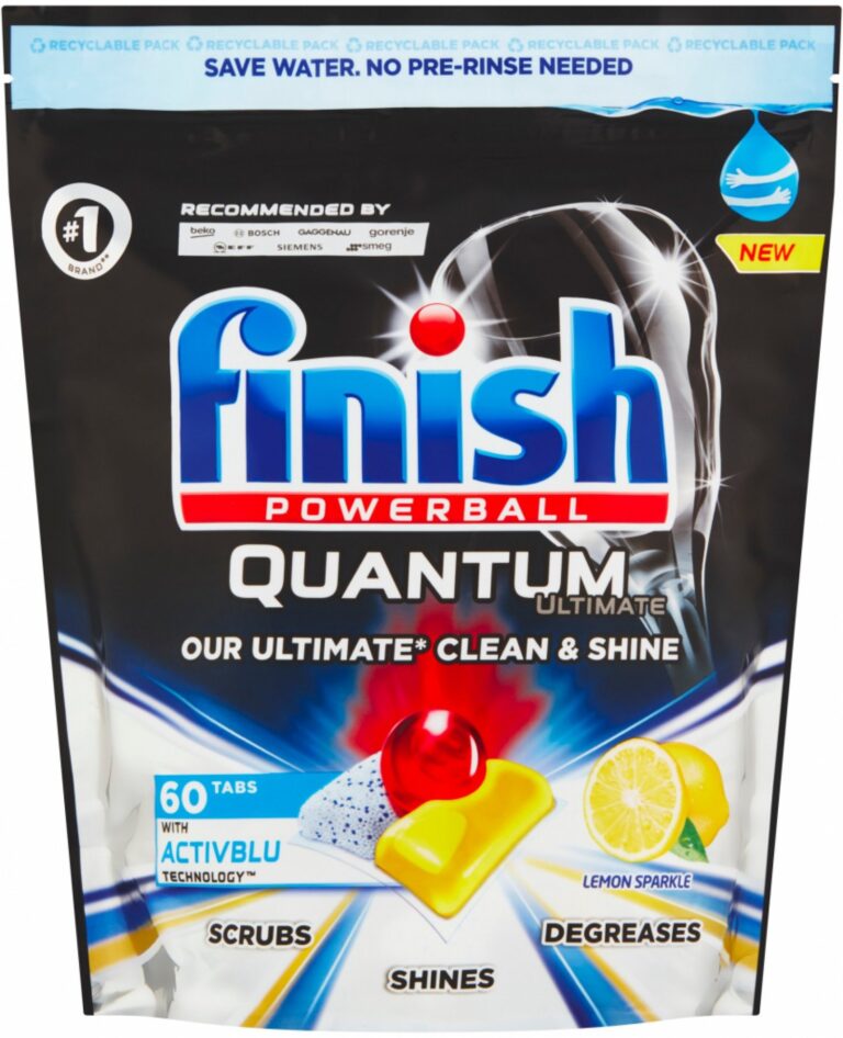 Test Finish Quantum Ultimate kapsule do umývačky riadu 60 ks Recenzia Finish Quantum Ultimate kapsule do umývačky riadu 60 ks