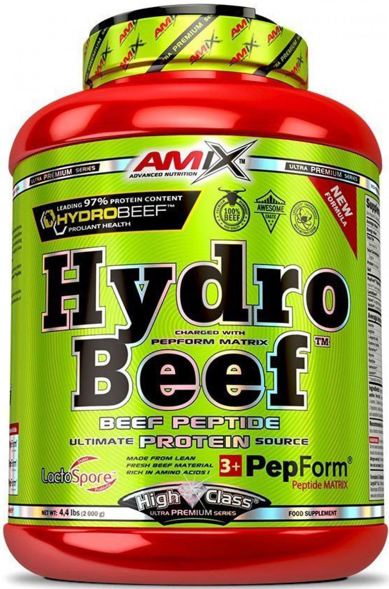 Test Amix Hydro Beef 2000 g Recenzia Amix Hydro Beef 2000 g