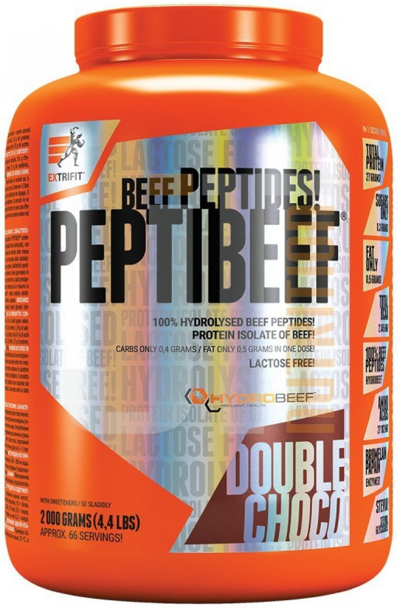 Test Extrifit PeptiBeef 2000 g Recenzia Extrifit PeptiBeef 2000 g