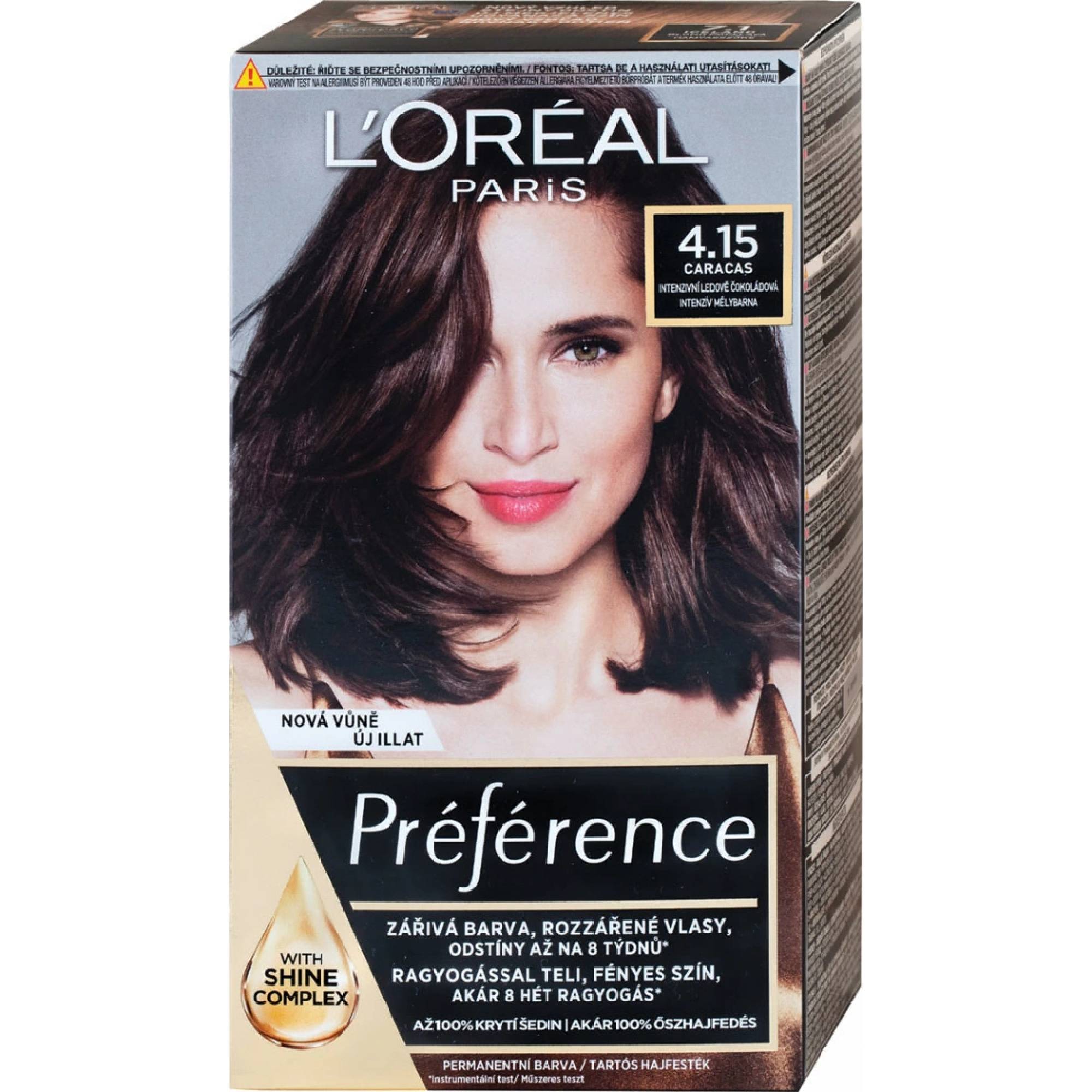 Test ĽORÉAL PARIS Préférence 4.15/M1 Caracas Recenzia ĽORÉAL PARIS Préférence 4.15/M1 Caracas