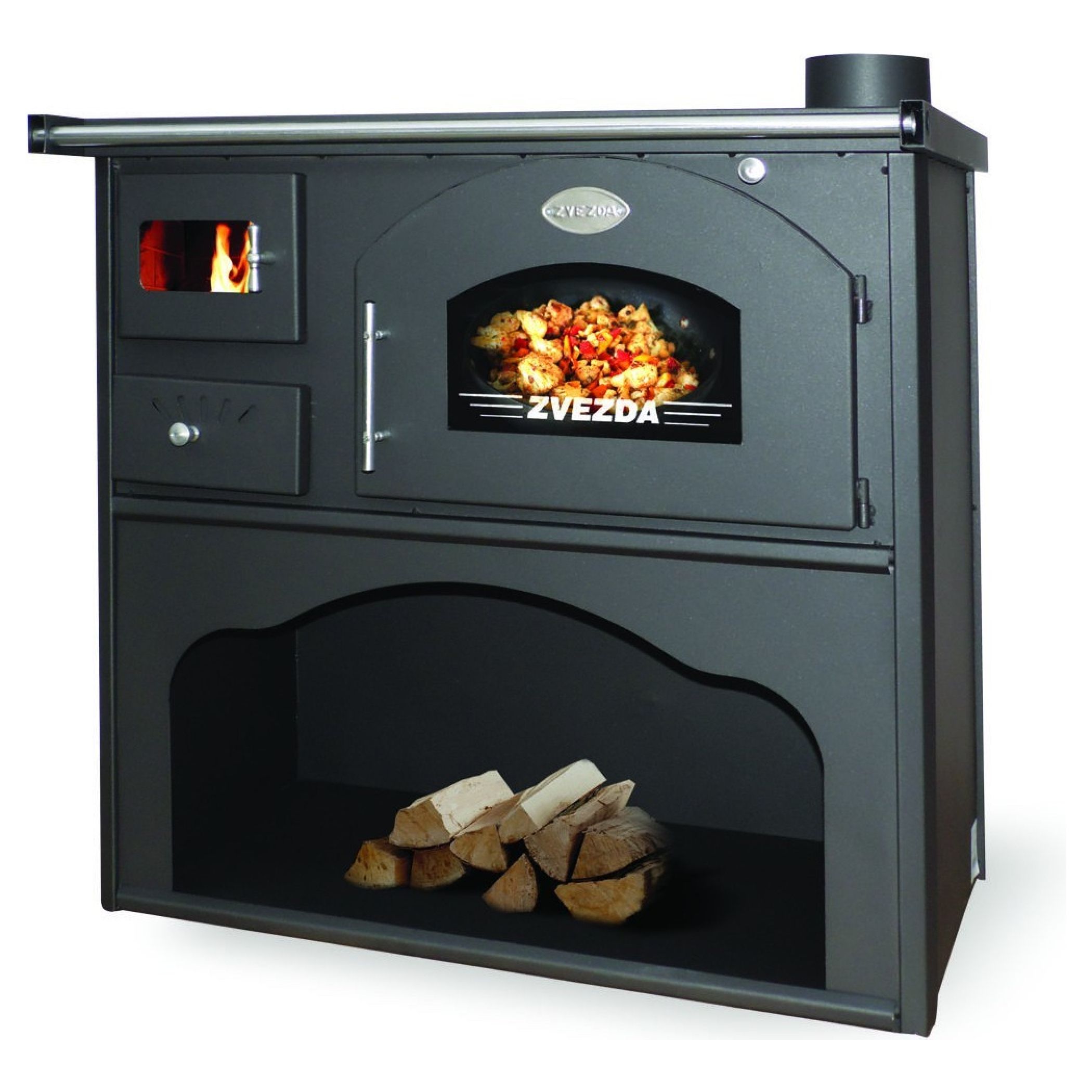 Vyobrazenie Sporák so zásobníkom na drevo