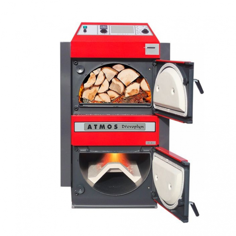 Kombinovaný kotol s ručným prikladaním