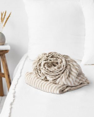 Recenzia Magic Linen ľanové prestieradlo Striped