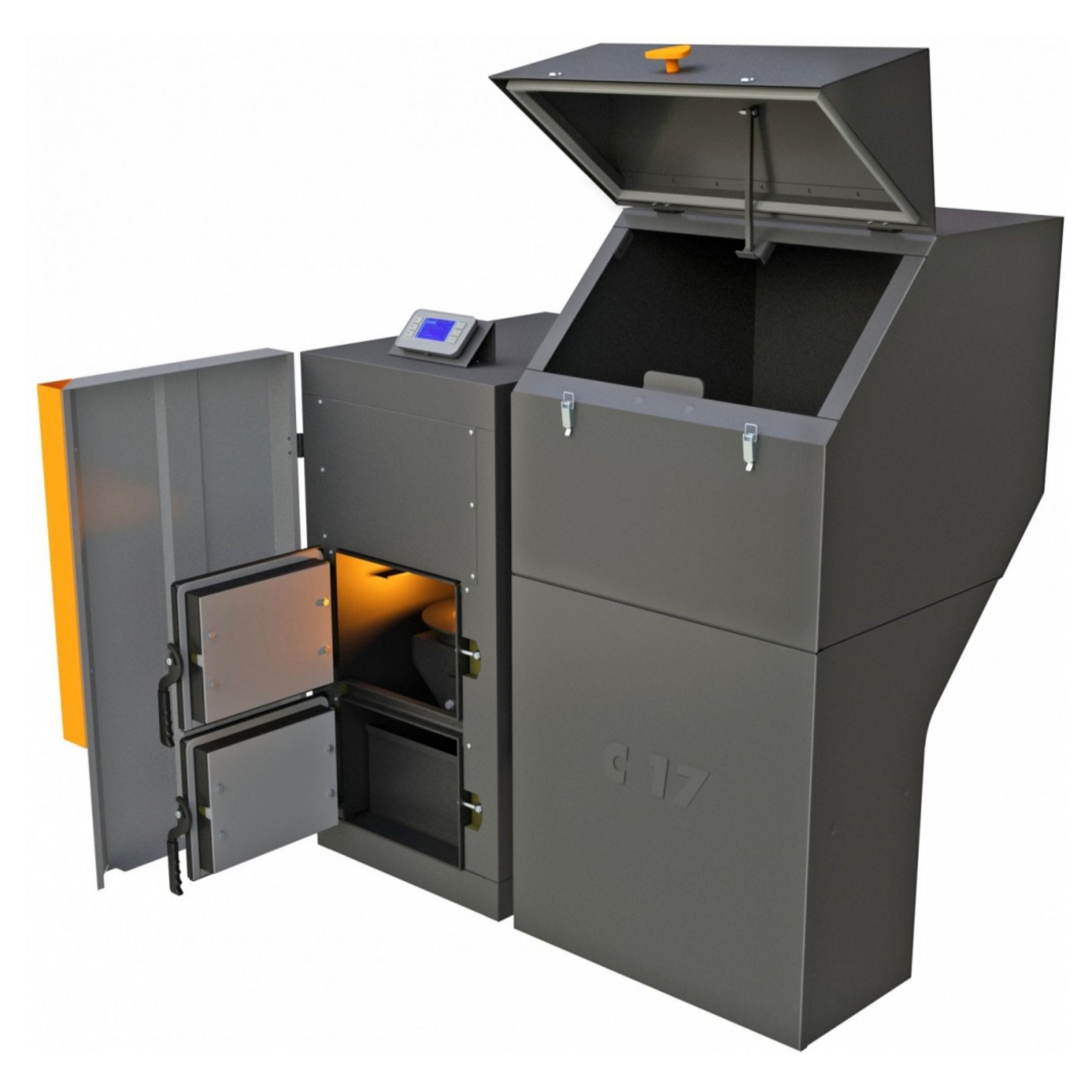 Pri automatických kotloch stačí dopĺňať zásobník Vyobrazenie Pri automatických kotloch stačí dopĺňať zásobník