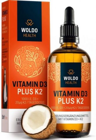 Test WoldoHealth Vitamín D3+K2 Kvapky 1000 I.U. 50 ml Recenzia WoldoHealth Vitamín D3+K2 Kvapky 1000 I.U. 50 ml
