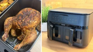 Otestovala som teplovzdušnú fritézu Salente DoubleAir: Stojí len 120 € a&nbsp;pripraví celé kurča aj prílohu naraz