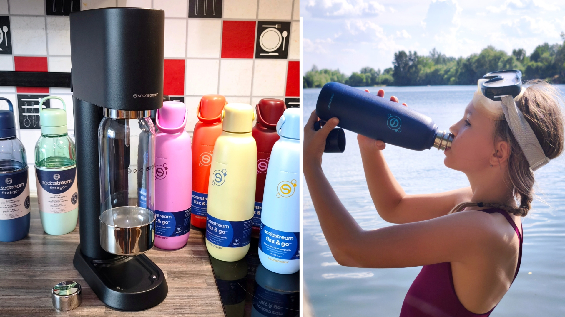 Test súpravy SodaStream 2026: Výrobník ENSO Black a&nbsp;fľaše FIZZ&GO v&nbsp;bežnej rodinnej prevádzke